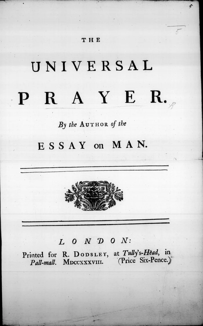 The Universal Prayer cover